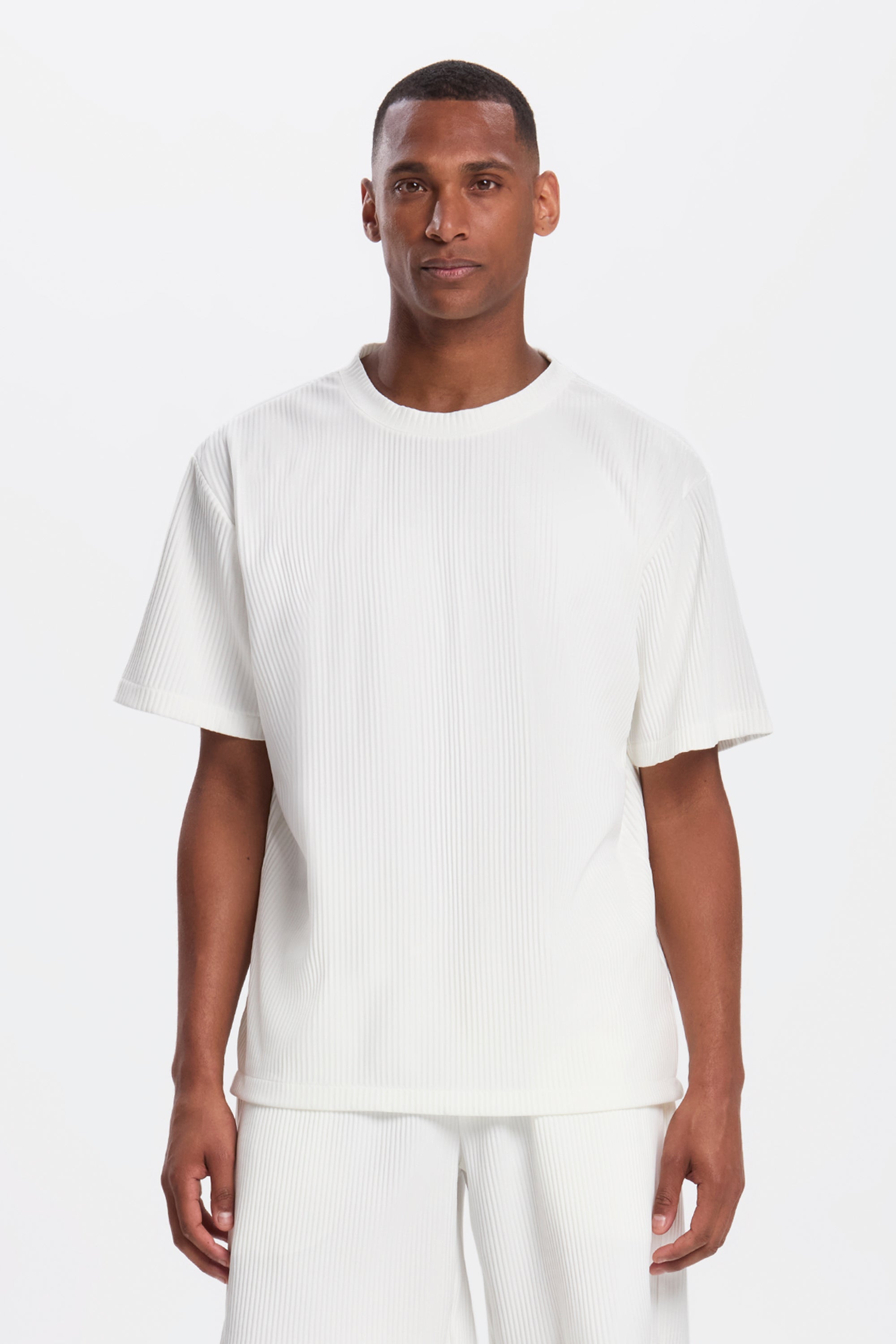 La camiseta plisada